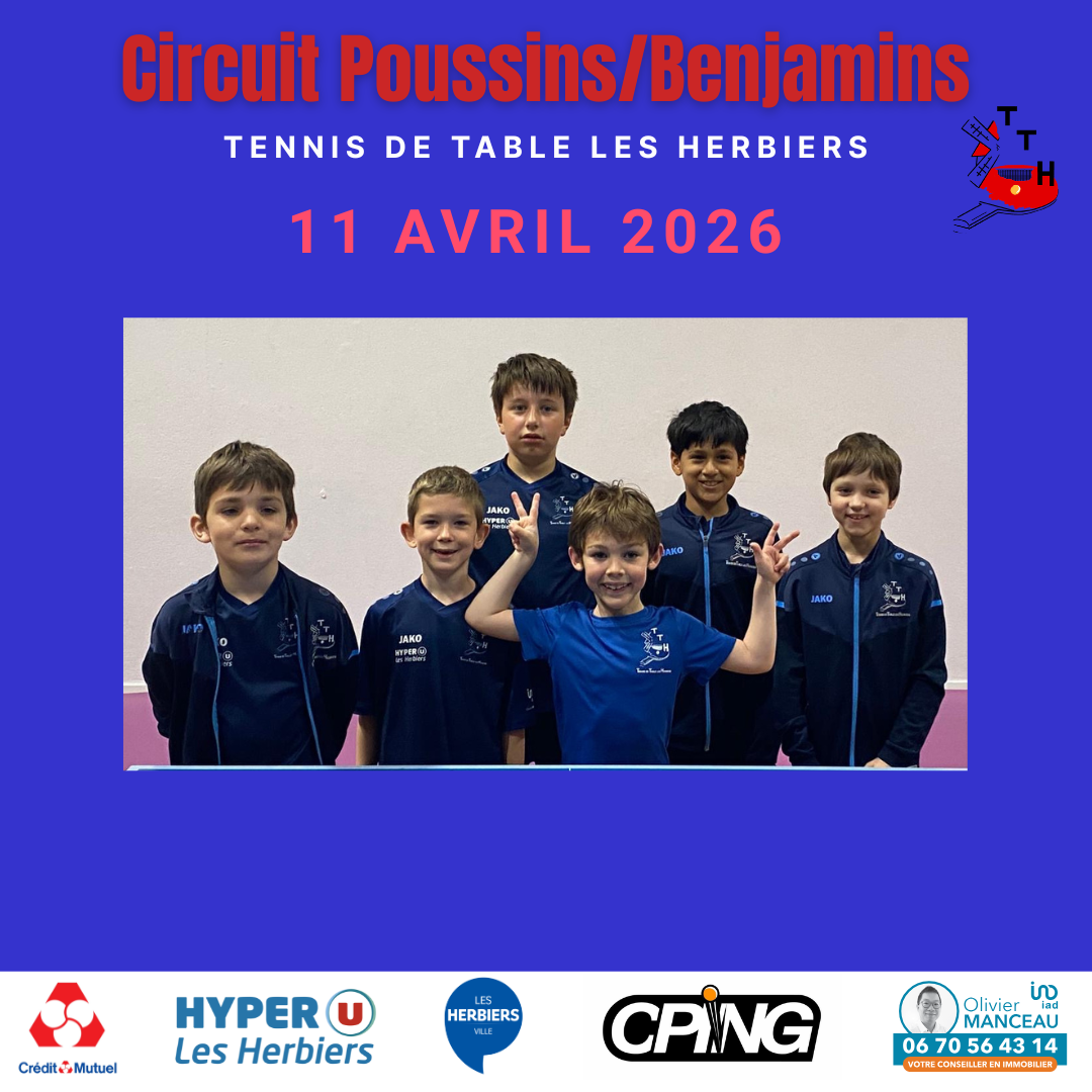 Résultats Circuit Poussins/Benjamins TOUR 2